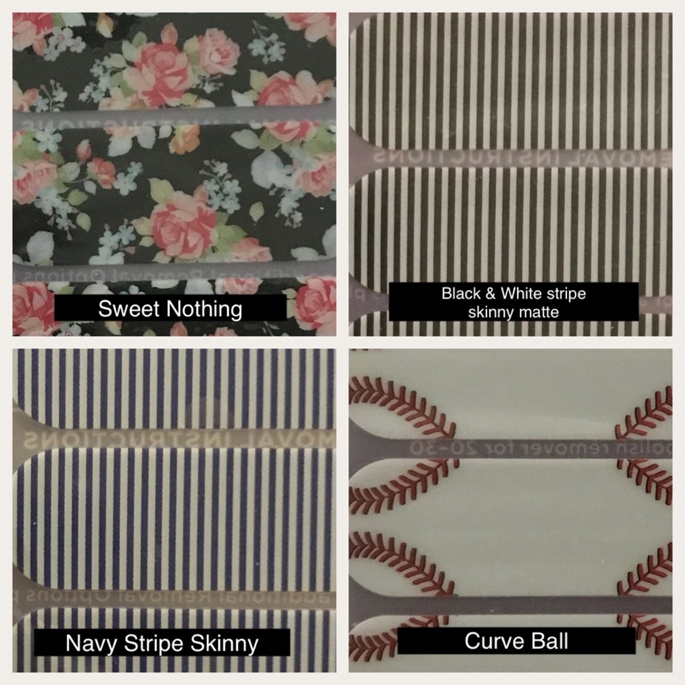 Jamberry Nail Strips Pack of 4
